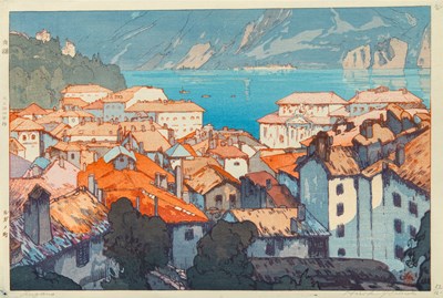 Lot 305 - A Japanese Woodblock Print by Hiroshi Yoshida (1876-1950)