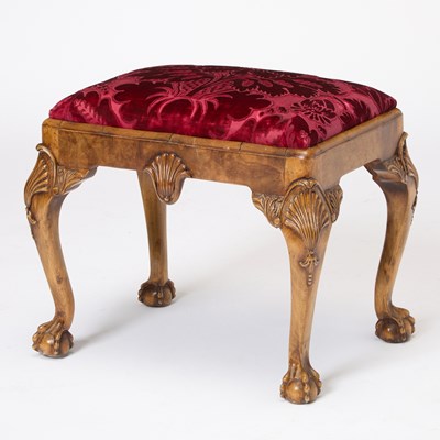 Lot 122 - George II Style Walnut Stool