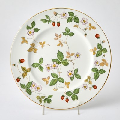 Lot 177 - Wedgwood Porcelain "Wild Strawberry" Pattern Partial Dinner Service