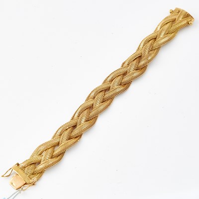 Lot 56 - Gold Flexible Bracelet, 18K 23 dwt.