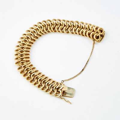 Lot 69 - Gold Flexible Bracelet, 14K 42 dwt.