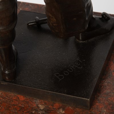 Lot 290 - Patinated Bronze Figure of a Minstrel: Au Clair de la Lune