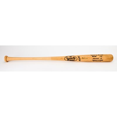 Lot 230 - Louisville Slugger signed by Muhammad Ali.
