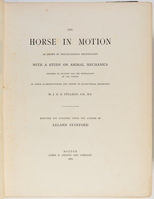 Lot 92 - Muybridge's images of the horse reveal its true motion