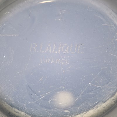 Lot 242 - R Lalique Molded Glass Vase: Bellis