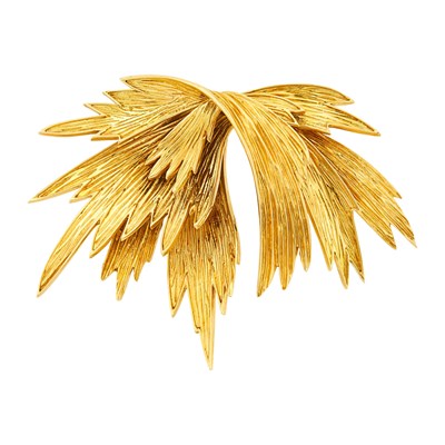 Lot 130 - Péry et Fils for Cartier Gold Clip-Brooch