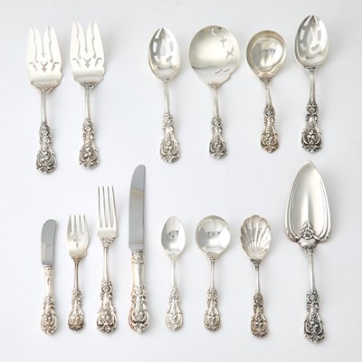 Lot 166 - Reed & Barton Sterling Silver "Francis I" Pattern Part Flatware Service