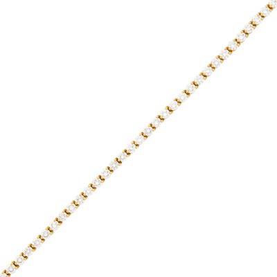 Lot 141 - Tiffany & Co. Gold and Diamond Bracelet