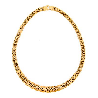 Lot 1016 - Gold Link Necklace