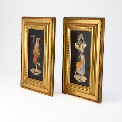 Lot 278 - Two Italian Pietra Dura Plaques