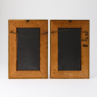 Lot 278 - Two Italian Pietra Dura Plaques
