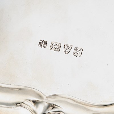 Lot 128 - George V Sterling Silver Footed Salver