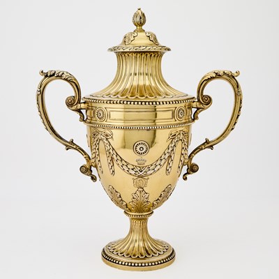 Lot 82 - George III Sterling Silver Gilt Covered Two Handled Cup