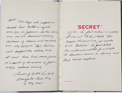 Lot 72 - The navigator of the Enola Gay comments on the dropping of the atomic bomb