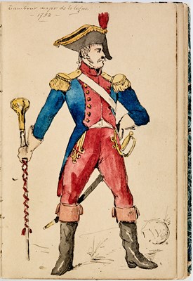 Lot 169 - Original drawings of the French Revolutionary Army