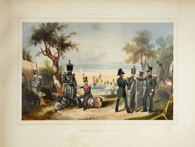 Lot 144 - Belgian military costumes in 1832 and 1833