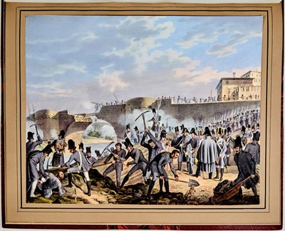 Lot 153 - A scarce hand-colored suite of Austrian soldiers