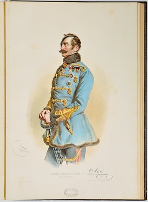 Lot 159 - Portraits of Austrian Army figures, from the Demidoff Villa di San Donato library