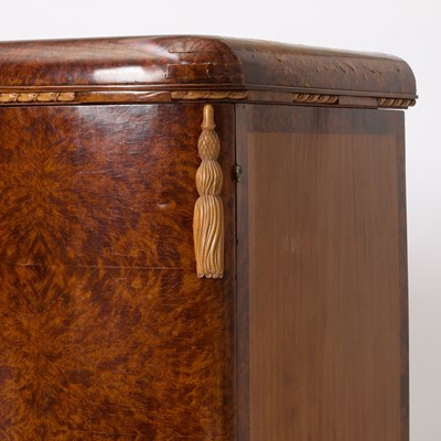 Lot 250 - Large Art Deco Walnut Cabinet