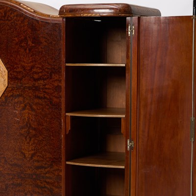 Lot 250 - Large Art Deco Walnut Cabinet