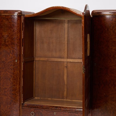 Lot 250 - Large Art Deco Walnut Cabinet
