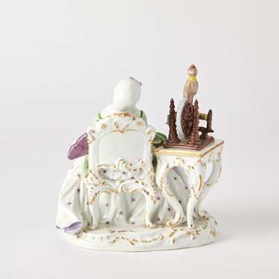 Lot 160 - Meissen Porcelain Figure of "The Spinner"