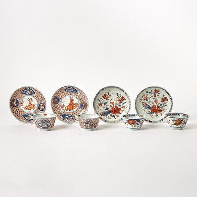 Lot 104 - Group of Chinese Export Porcelain Imari Tea Bowls and Saucers