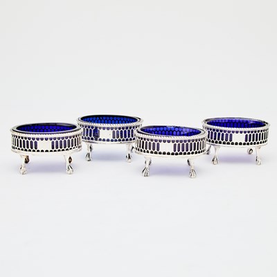Lot 76 - Set of Four George III Scottish Silver Open Salts