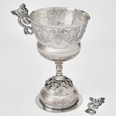 Lot 176 - Pair of South American Silver Cups