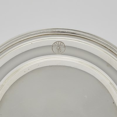 Lot 236 - Set of Nine Mexican Sterling Silver Bread Plates