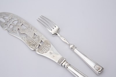 Lot 178 - Portuguese Silver Part Flatware Service