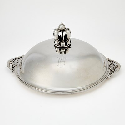 Lot 211 - Danish Sterling Silver Covered Dish