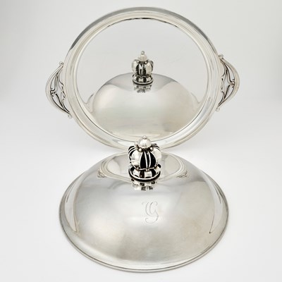 Lot 159 - Danish Sterling Silver Covered Dish