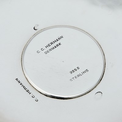 Lot 159 - Danish Sterling Silver Covered Dish