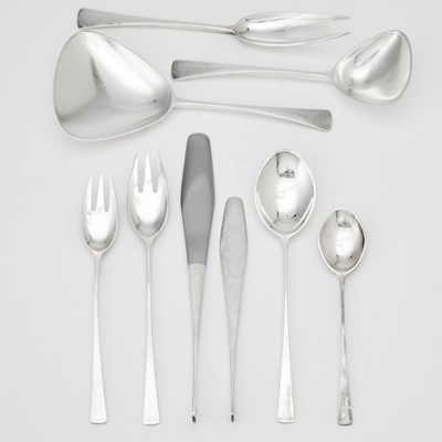 Lot 749 - Danish Sterling Silver Flatware Service
