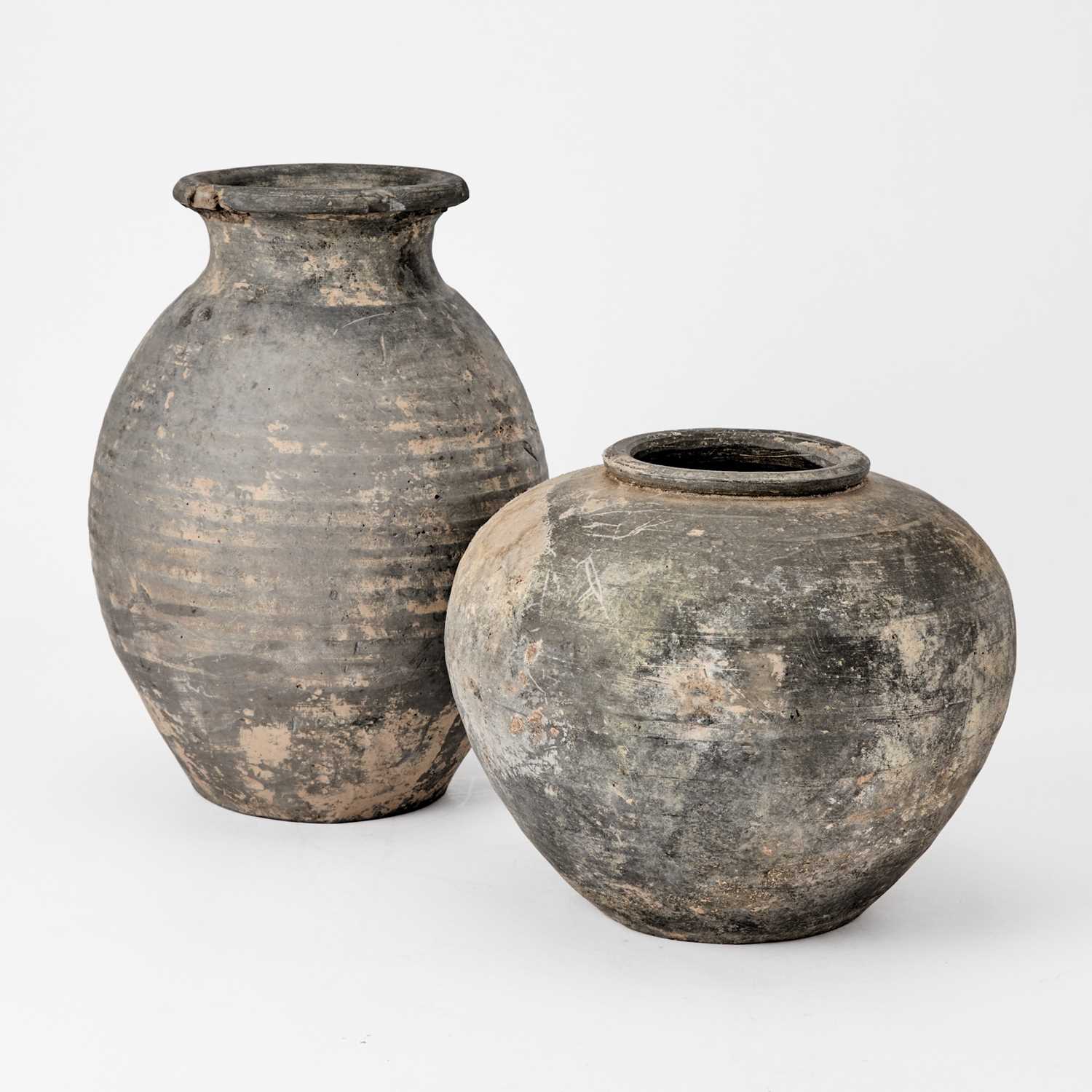 Lot 69 - Two Chinese Pottery Jars