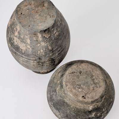 Lot 69 - Two Chinese Pottery Jars
