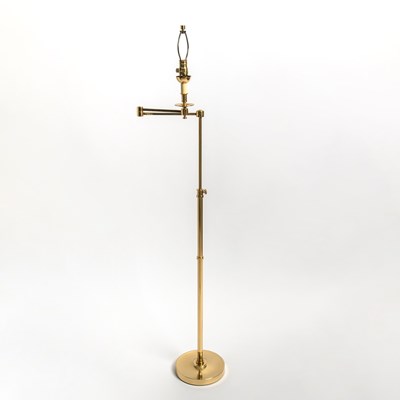 Lot 237 - Adjustable Brass Floor Lamp