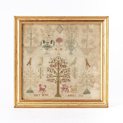 Lot 239 - Needlework Sampler "Mary Wills"