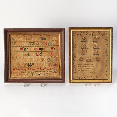 Lot 240 - Two Victorian Samplers