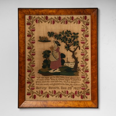 Lot 242 - Needlework Sampler "Betsy Bown"