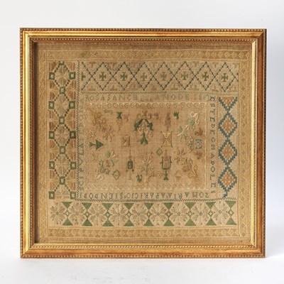 Lot 243 - Needlework Sampler "Rosa Sanchez"