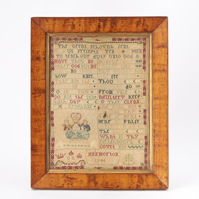 Lot 255 - Needlework Band Sampler "Ann Horton"