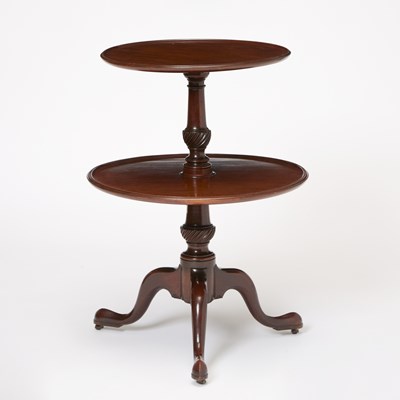Lot 277 - George III Mahogany Two-Tier Dumbwaiter