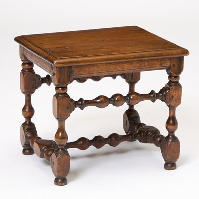 Lot 282 - Charles II Walnut Stool
