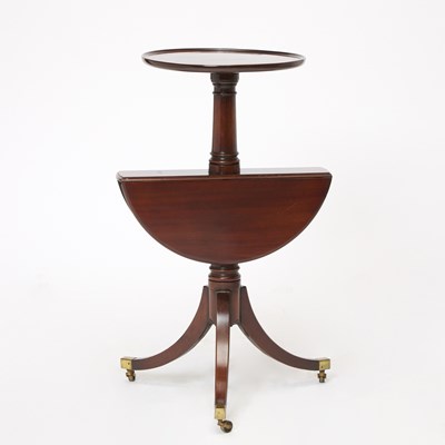 Lot 300 - George III Mahogany Two-Tier Dumbwaiter