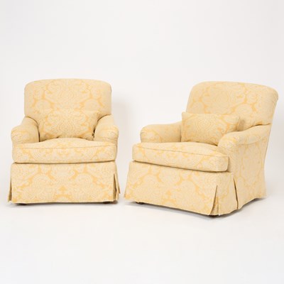 Lot 225 - Pair of Brunschwig & Fils Upholstered Chairs