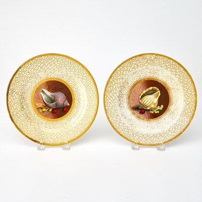 Lot 333 - Pair of Barr Flight and Barr Porcelain Plates