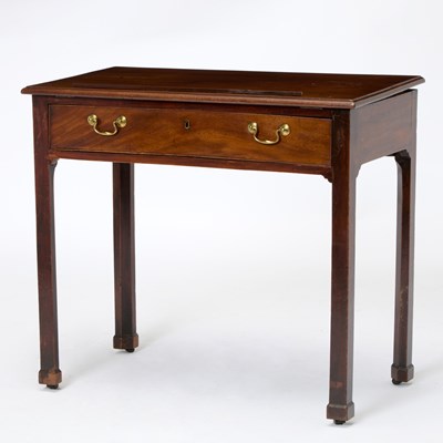 Lot 344 - George III Mahogany Architects Table
