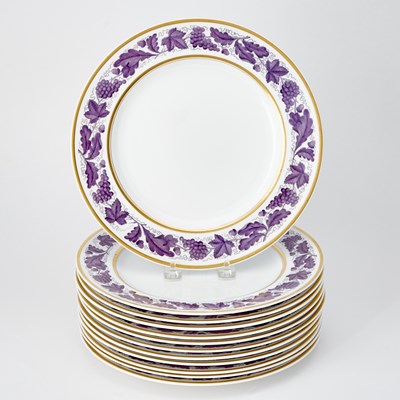 Lot 348 - Set of Twelve Spode Porcelain Dinner Plates